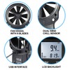 INFURIDER YF-866A Handheld Anemometer Digital Wind Speed Meter Gauge Wind