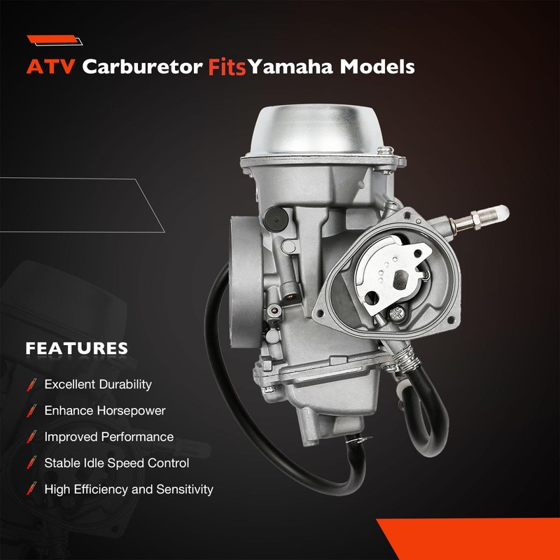 Carburetor Compatible with 2002-2008 Yamaha Grizzly 660 YFM660 Carb 4-Stroke