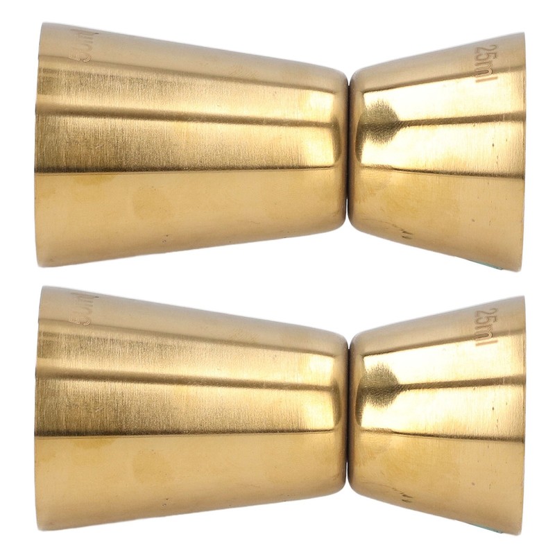 Double Head Cocktail Jigger Stainless Steel Gold Wine Jigger Bar