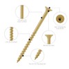 WELLOCKS #8 Deck Screws Kit, 150 PCS Tan Assortment with