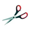 Tool Pack Black Rubber Softgrip Scissors Universal Red 220mm