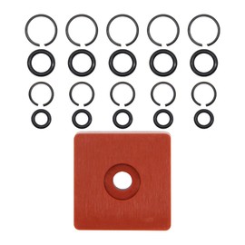 RURBRIN (5+5 Sets) 3/8" & 1/2" Impact Wrench Retainer Rings with O-ring, Fit For Electric/Pneumatic Wrench, Including Anvil Retaining Ring Install Tool