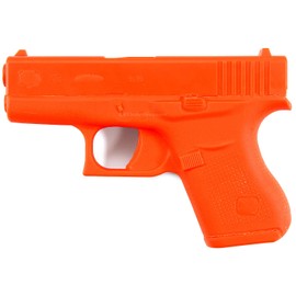 American Safety Trainer - (Compatible with Glock 43) - Non-Functional Solid Polymer Gun - Blaze Orange - U.S.A. - Fits Model Specific Holsters