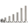 M4-0.7 x 10mm Flat Head Socket Cap Screws Bolts, Stainless