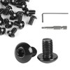 SUPAWAY M5 x 8 mm Rounded Head Screws with Hex