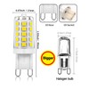 Joutameili 10 Pack G9 LED Bulb 4W Equivalent 40 Watt,