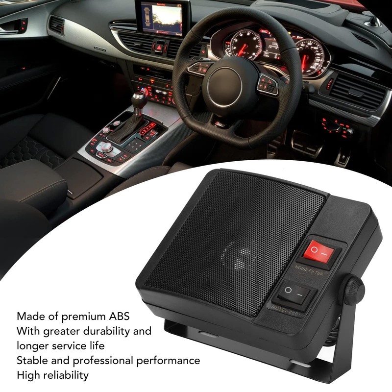 TS 750 Car Radio Speaker, External Communication Speaker with Base