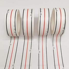 Bequilter Diagonal Seam Tapes Sewing Basting Tape for Sewing Straight Diagonal Seams Instruction Tool Seamingly Accurate Seam Guide for Sewing Machines (4 Rolls)