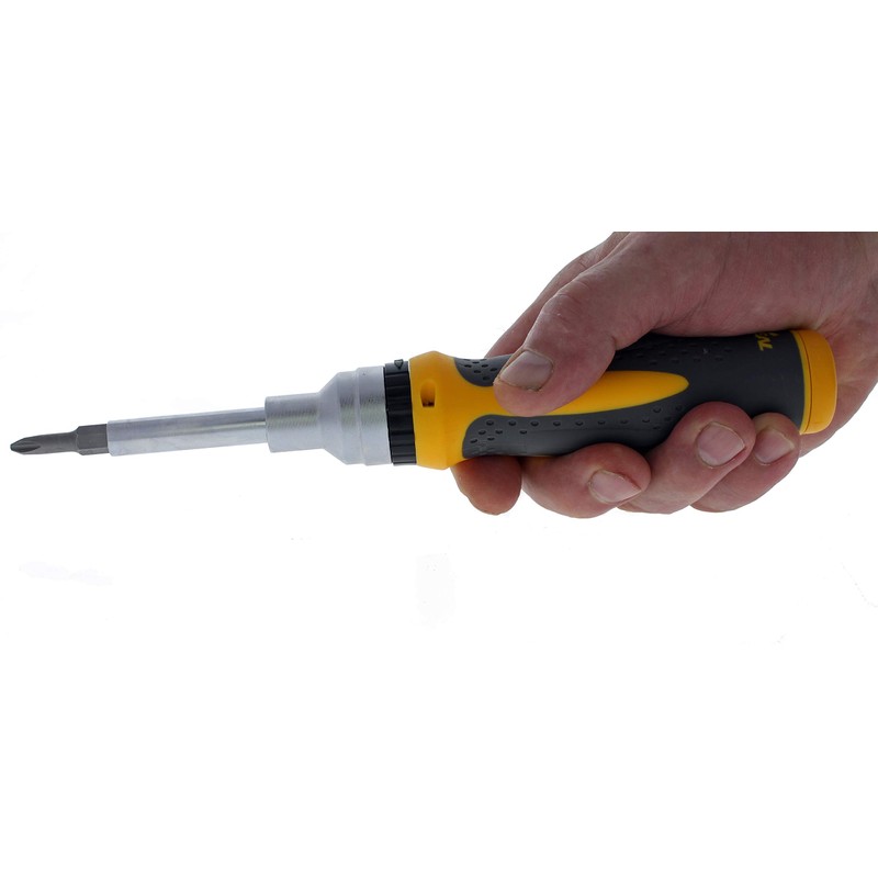 IDEAL Electrical 35-988 Ratch-A-Nut Screwdriver 9-In-1 Ratcheting Nut Driver with