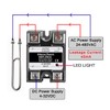 Heschen Single Phase DC/AC Solid State Relay, SSR-25DA, Input 4-32VDC,