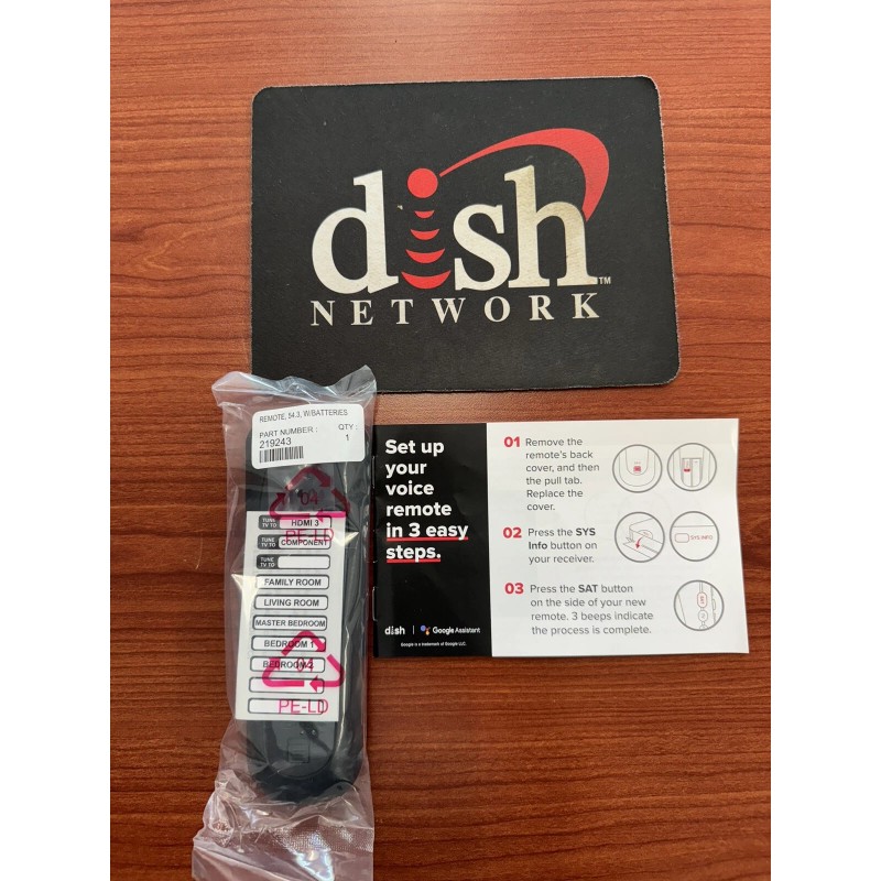 DISH Network NEW Dish Network RF 54.0 VOICE REMOTE For