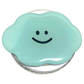 Cloud Nico-chan Magnetic Suction Magnetic Folding Smartphone Grip Sockets Korean Smartphone Ring Stand Grip Tok Bunker Ring Smartphone Drop Prevention Mobile Ring Grip Face Cloud Cute Sky Blue
