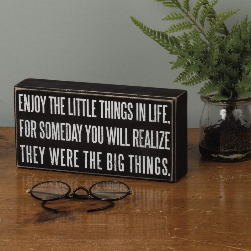 Primitives by Kathy 15861 Classic Box Sign, 8 x 4-Inches,