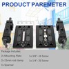 NICEYRIG Tripod Base Plate Mounting Plate with 15mm Rod Clamp