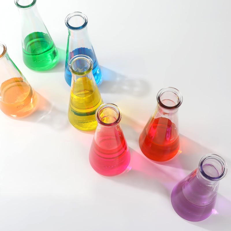 Magic Season Decorative Glass Bottles with Cork Stoppers (350 ml