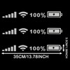 TOMALL WiFi Battery Signal Power Vinyl Reflective Stickers for Car