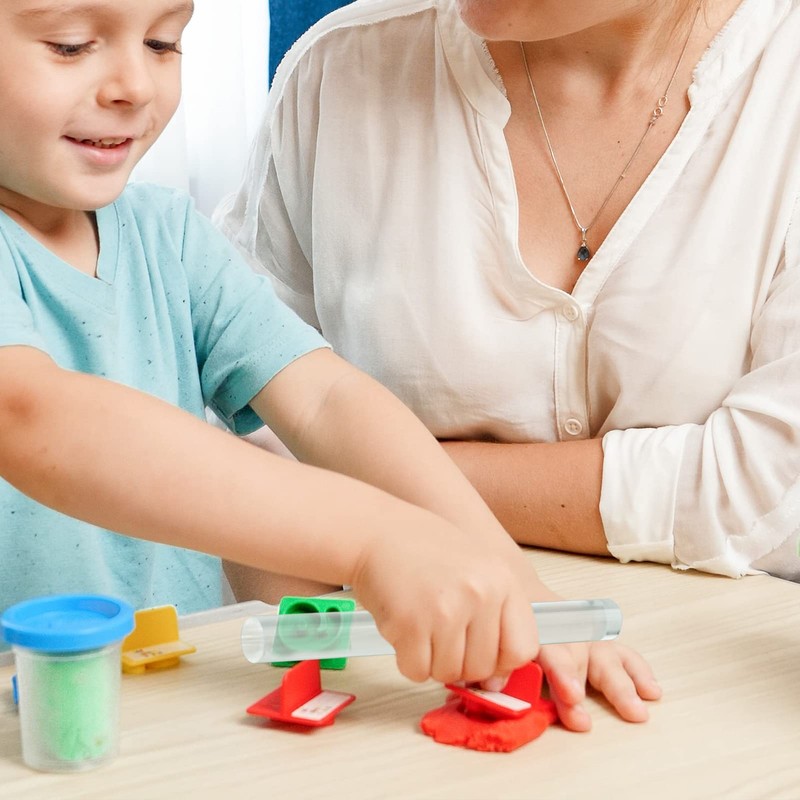 1 Pieces Clay Rolling Pin, Solid Ultra Smooth Acrylic Clay