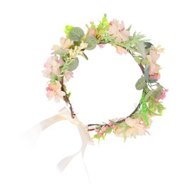 SAFIGLE Bride Floral Hairband Elegant Flower Crown Head Wreath for Weddings Parties and Photos Non Itchy Skin Friendly Design Bridal Hair Accessory Comfortable Material