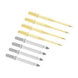 PATIKIL Test Probe Tweezers Copper Multimeter Test Lead Extension Probe Pin Tip Needle with Probe Jacket for Electrical Circuit Test Measurement, Multicolor