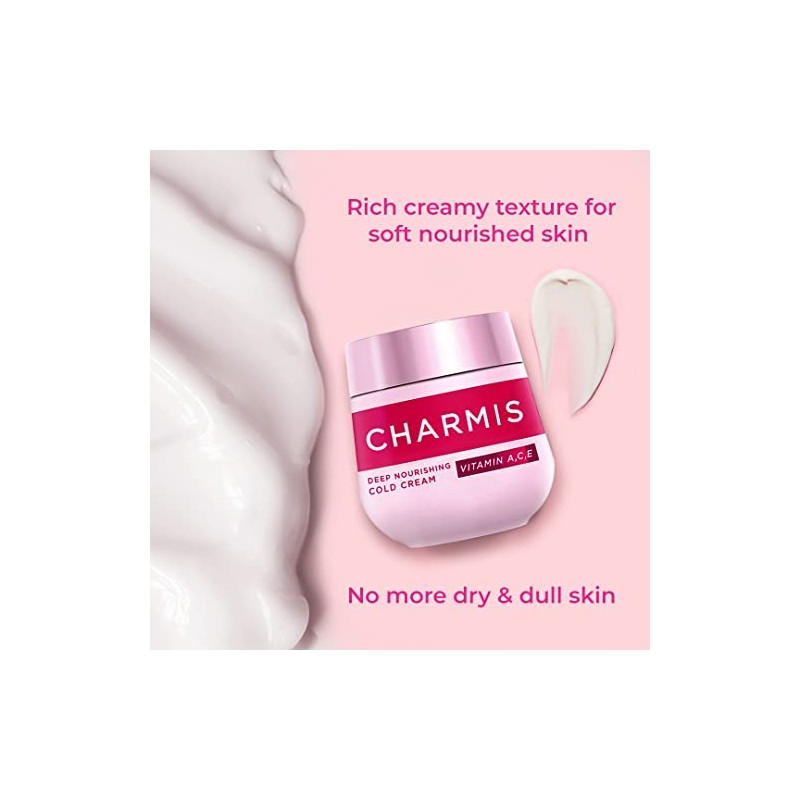 Crema fría hidratante Charmis de 175 ml con vitamina A,
