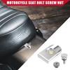 Hihaha Motorcycle Seat Bolt with Cover Nut for Harley /