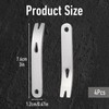 Lnngub 4 Pcs Mini Pry Bar,Mini Crank Crow bar Pocket