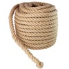 Manila Rope 1 Inch x 100 Feet, Twisted Thick Rope