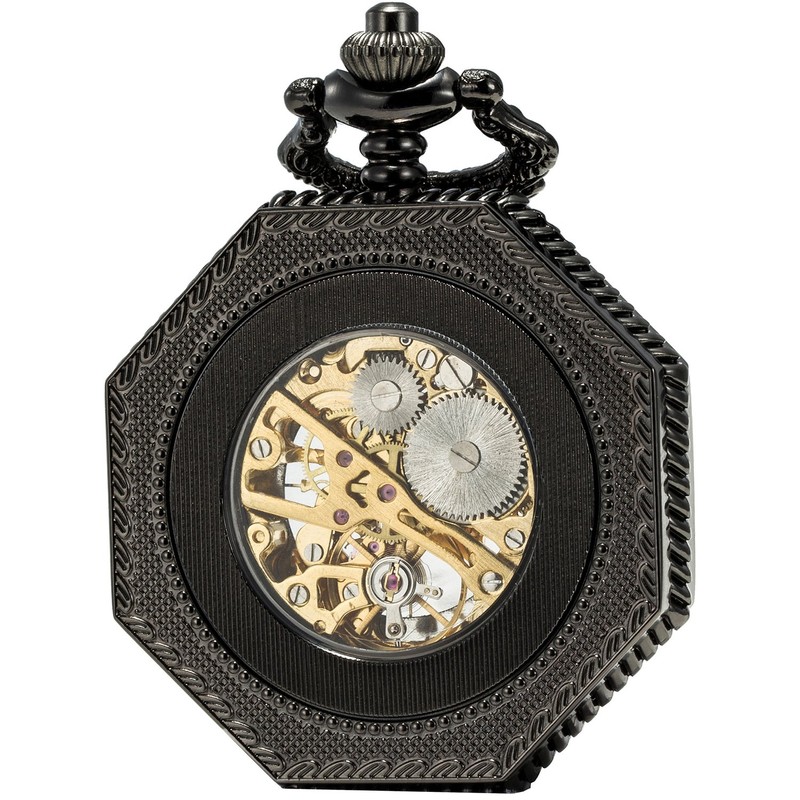 SEWOR Octagon Old School Style Hollow Arabic numerals Mechanical Hand