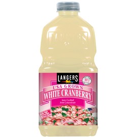 Langers White Cranberry Juice Cocktail, 64 Fl Oz (Pack of 8)