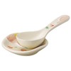 Santo 13752 Banko Ware Astragalus with Small Base Pink Flower
