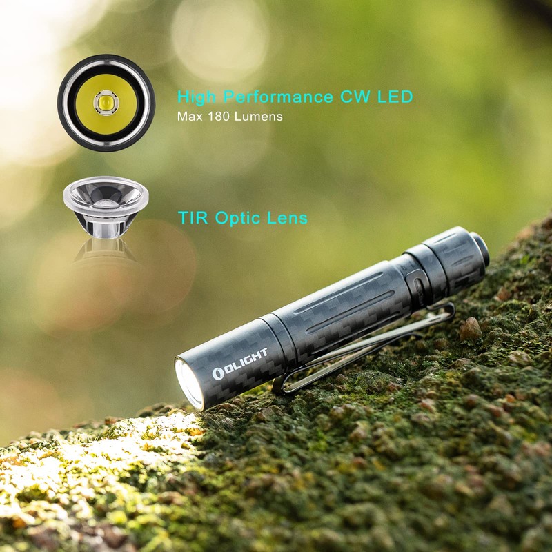OLIGHT I3T EOS EDC Mini Pocket Flashlight Dual Output Keyring