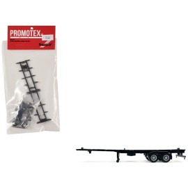 Promotex 1/87 (HO) Plastic Model DCD Container Chassis for 2-Axle 40ft Trailer Train Parts & Accessories New!