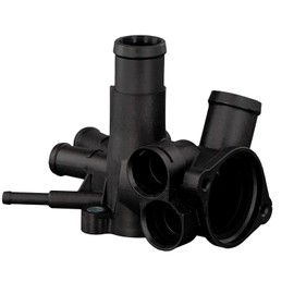 febi bilstein 14506 Kühlwasserflansch für Thermostatgehäuse, mit Schraubensatz , 1 Stück