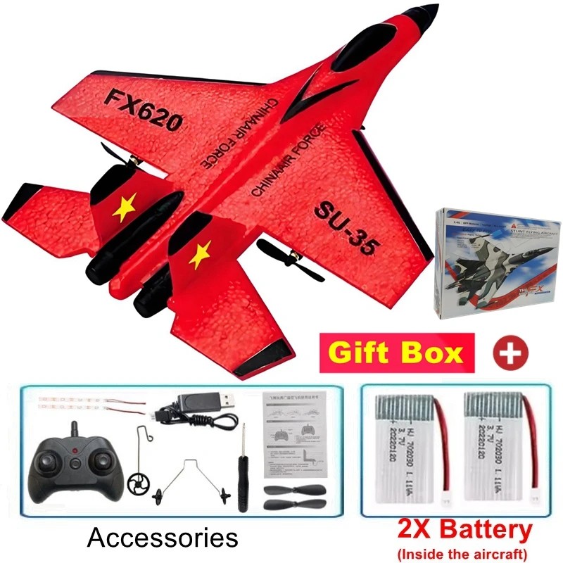 SU35 RC Foam Airplane for Outdoor Flying – 2.4GHz Remote