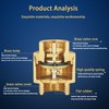 Brass 1-1/2" Female Check Valve, Spring-Loaded Quiet Check Valves Prevents