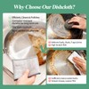 Amzlysdok 20PCS Non-Scratch Wire Dishcloth,Silver Mesh Dish Cloths with Diamond