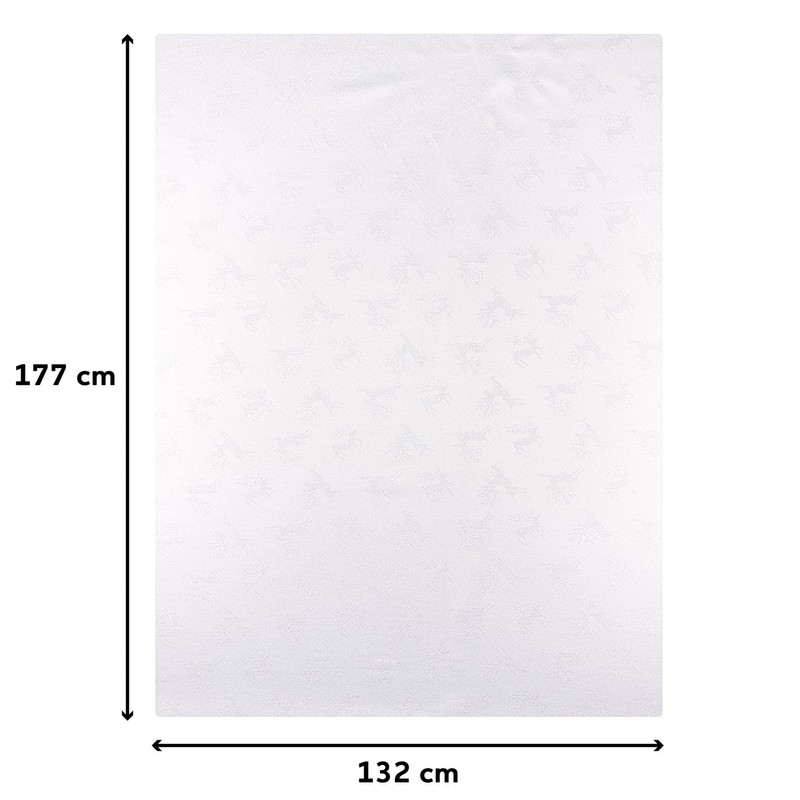 Celebright Christmas Tablecloth - Rectangular 52 x 70 inches (132