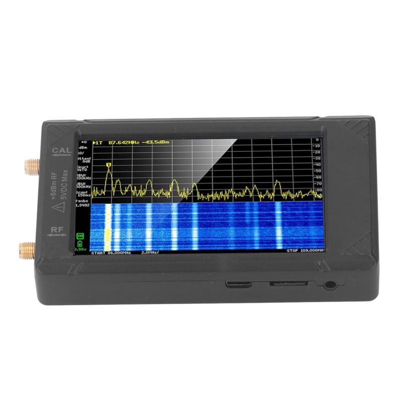 Mini Handheld Spectrum Analyzer 100kHz to 5.3GHz 4in Spectrum Analyzer
