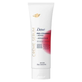 Dove Crème Body Serum Pro-Ceramide + Repair for Rough, Extremely Dry Skin, with Hyaluronic Acid, Niacinamide and Natural Moisturizing Factors, 237mL