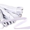 [6mm, 50m]Flat Elastic Band, SlickMart Braided Stretch Strap Cord Roll