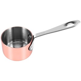 Hacbop Gravy Boats, Copper Plated Sauce Cup, Plated Sauce Cup, Milk Cup, French Fries Sauce Cup, Western Restaurant Copper Pot, 3.8cm