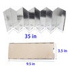 Smokitcen Adjustable Heat Focusing Reflector for Round Natural Gas and