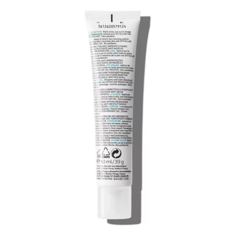 Roche Posay Effaclar Duo 40ml Tratamiento Acné Poros Obstruidos Seguro