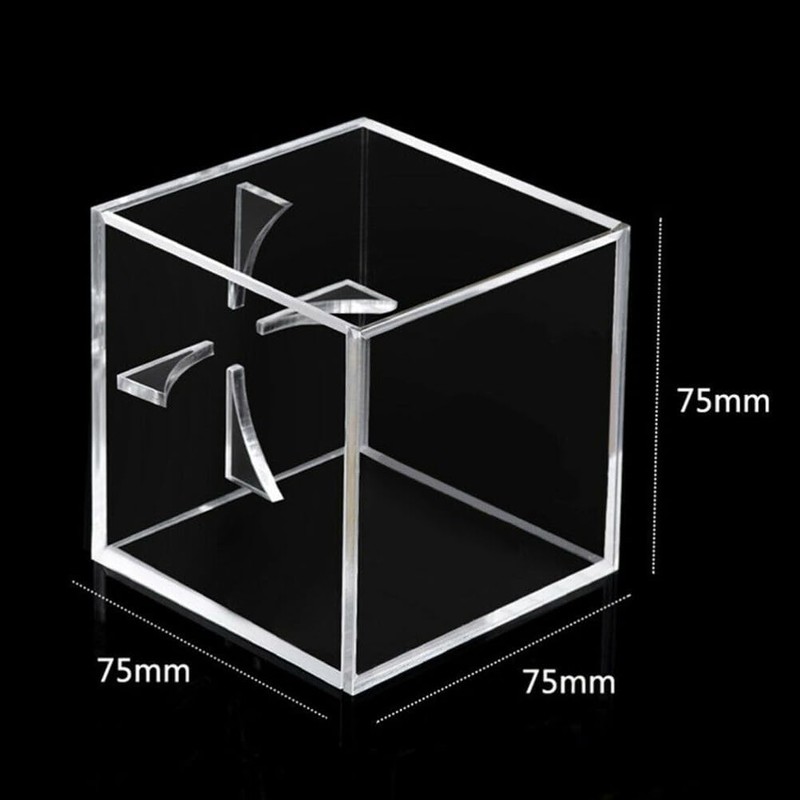 BESPORTBLE 2 Pcs Baseball Storage Case Practical Transparent Golf Ball