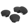 Set of 4 Black Wheel Centre Caps Hub Cap Cover