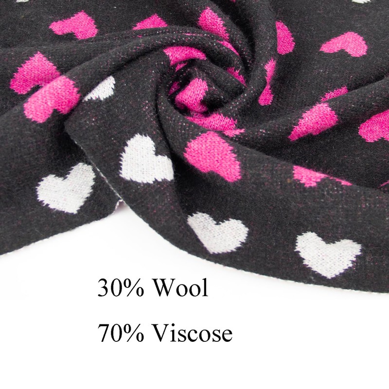 Gloop Women's Scarf XXL Knitted Triangle Scarf Knitting Pattern Neckerchief