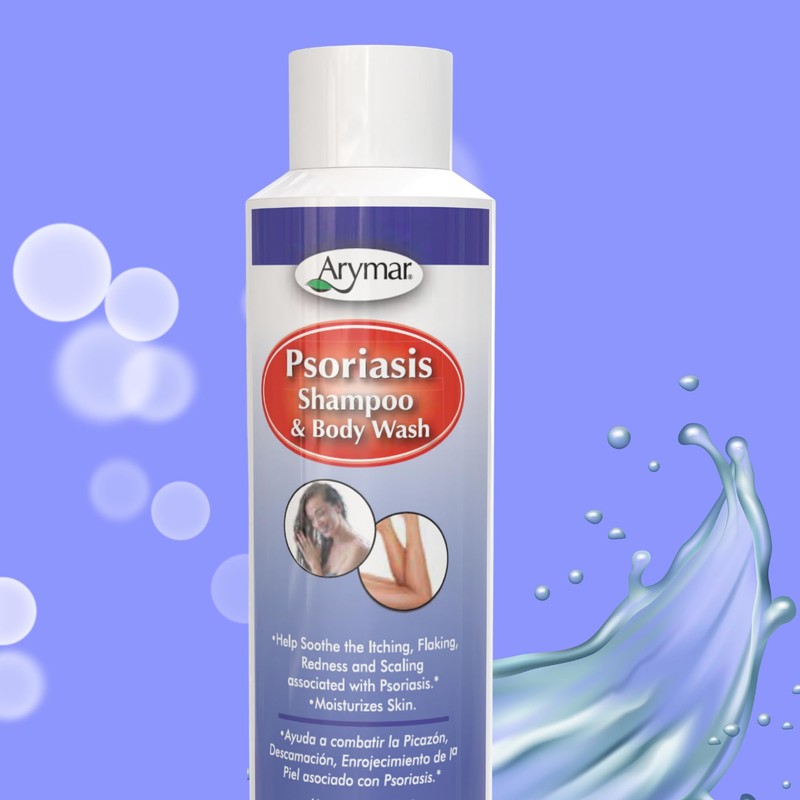 Arymar Psoriasis Shampoo & Body Wash - Soothing Scalp and