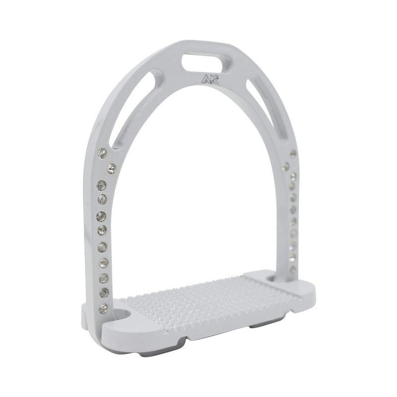 AK Aluminum Light Weight Horse Riding Equestrian Stirrups with Rhinestones
