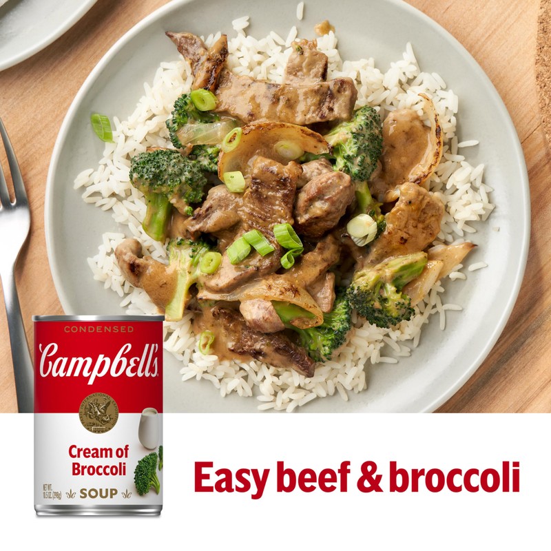 Campbell's Condensed Cream of Broccoli Soup, 10.5 oz Can (12