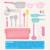 Battat 21 Piece Multicolor Pretend Play Cooking Set for Kids